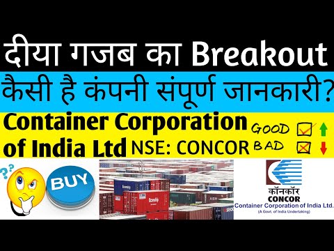 Container Corporation of India Share Breakout Financial Condition Chart Check Target For buyer