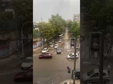 Θεσσαλονίκη: Πλημμύρισε η Μιχαήλ Καλού
