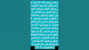 سورة  العنكبوت  / معتز أبو سنينة