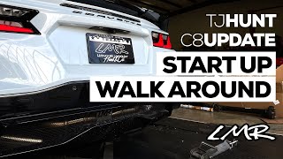 PAST DUE UPDATE TJ Hunt C8 Twin Turbo Corvette | ON THE DYNO - Startup - Walkaround - Rev