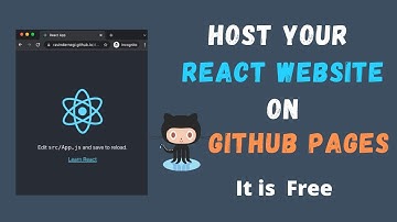Deploy react app to Github pages | Host React Website on Github