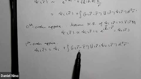 12.4 The Born series and the first Born approximation