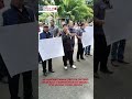 ALIANSI WARTAWAN SIBOLGA TAPTENG UNJUK RASA DI KANTOR WALIKOTA SIBOLGA,, DPRD POLRES SIBOLGA