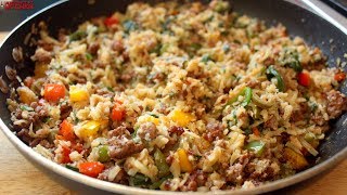 Keto Cheesy Pork Fried Rice (Cauliflower Rice) | Keto Recipes | Headbanger's Kitchen