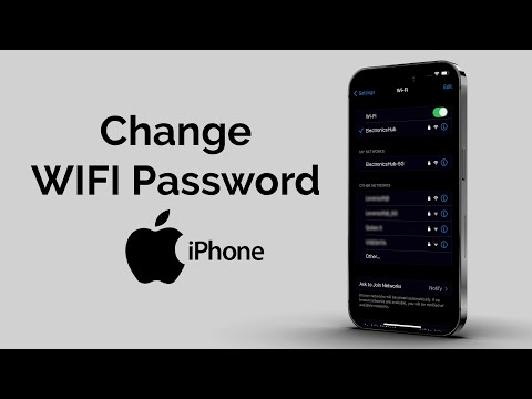 How To Change Wi-Fi Password On iPhone?