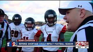 Referee shortage could impact football season