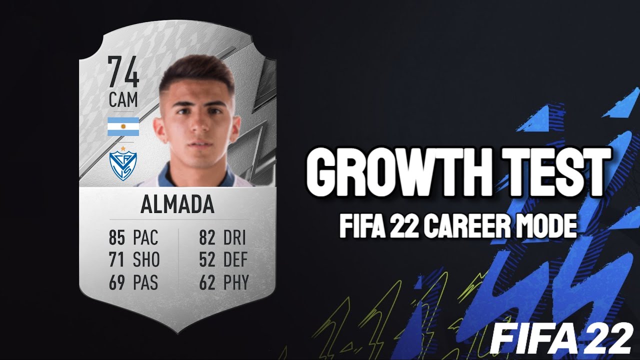 Thiago Almada Growth Test! FIFA 22 Career Mode