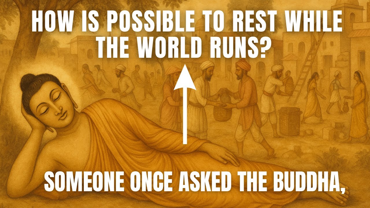 Кто-то однажды спросил Будду: «Как можно отдыхать, пока мир движется?»