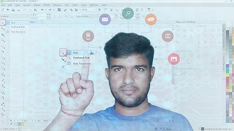 Magic of Pick tool, Freehand Pick tool and Free Transform tool in Coreldraw