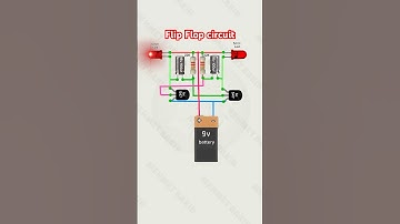 Flip flop circuit. Flip flop devresi. Led chaser lıght. #mehmetbakir #electronic #tiktok #bc547 #diy