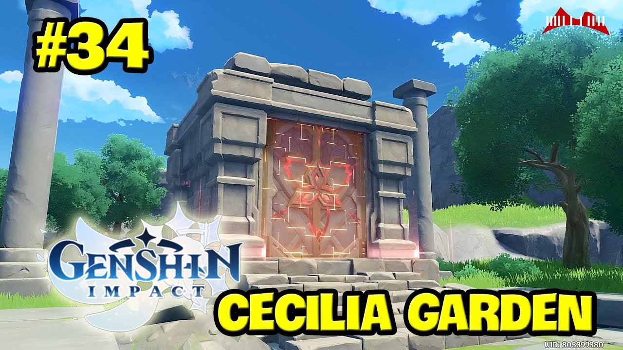 How and Where to Open Cecilia Garden - Domain of Forgery - Grinding Material - Genshin Impact ...