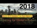 March 2019 Update! MUST SEE** -2018 in the Spotlight of Bible Prophecy -