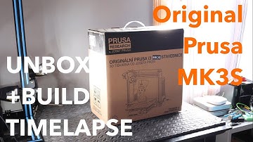 Original Prusa MK3S Kit Assembly - Time-lapse
