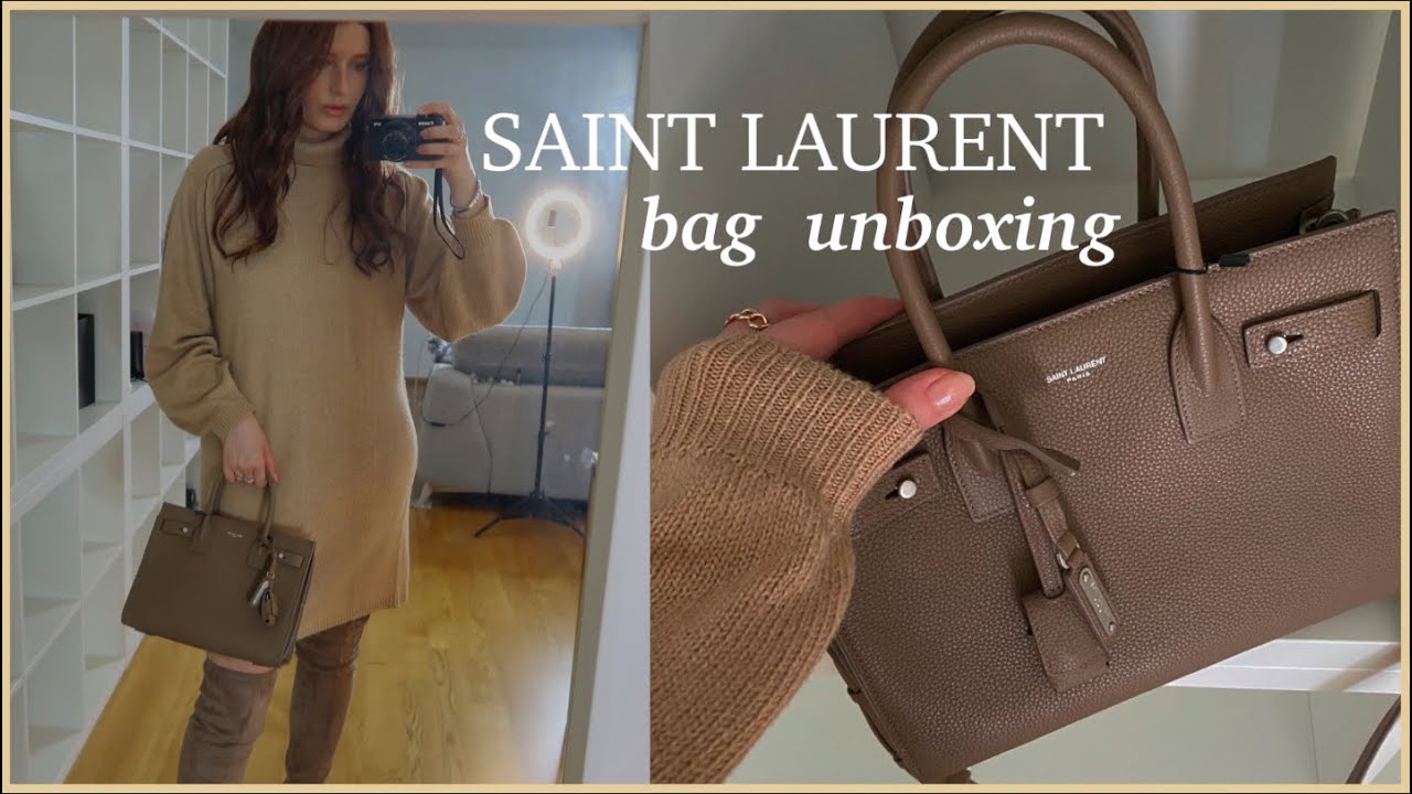 Saint Laurent Sac de Jour Baby Ysl Leather Crossbody Bag
