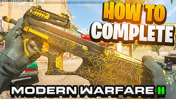 MW2 TROPHY HUNT CAMO CHALLENGES: Complete "Get 3 Operator Kills Without Dying 20 Times Using An SMG"