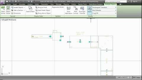 Auto Connect Duct to Equipment in Version 5.1 Fabrication for AutoCAD MEP 2013