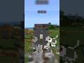 I burn the village in Minecraft #shorts #minecraft