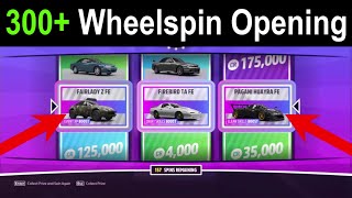 Forza Horizon 5  MASSIVE SUPER WHEELSPIN OPENING! 150+ Super Wheelspins & 150+ Wheelspins