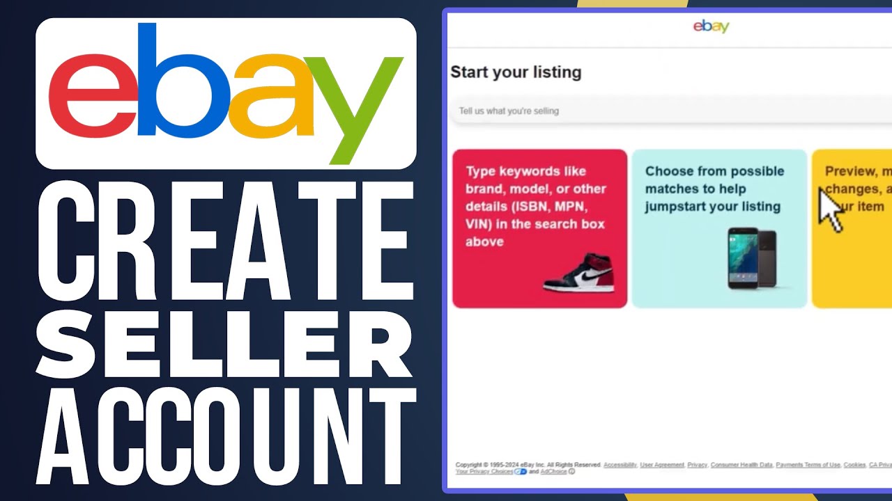 How To Create eBay Seller Account In 2026 - Step By Step Tutorial - YouTube