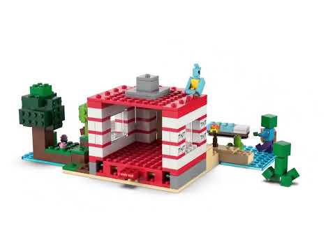 Miniatura del video del prodotto LEGO - MINECRAFT Casa nella giungla esplosiva 21275