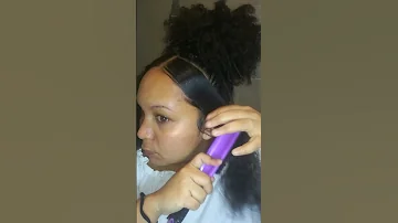 Clean Girl Aesthetic Natural Hairstyle 