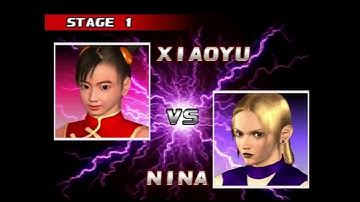 Xiaoyu Vs Nina - Tekken 3 CPU Fight