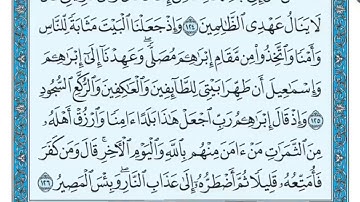سورة البقرة مكررة عشر مرات - ماهر المعيقلي - مكتوبة - حفظ القرآن الكريم - الصفحة 19