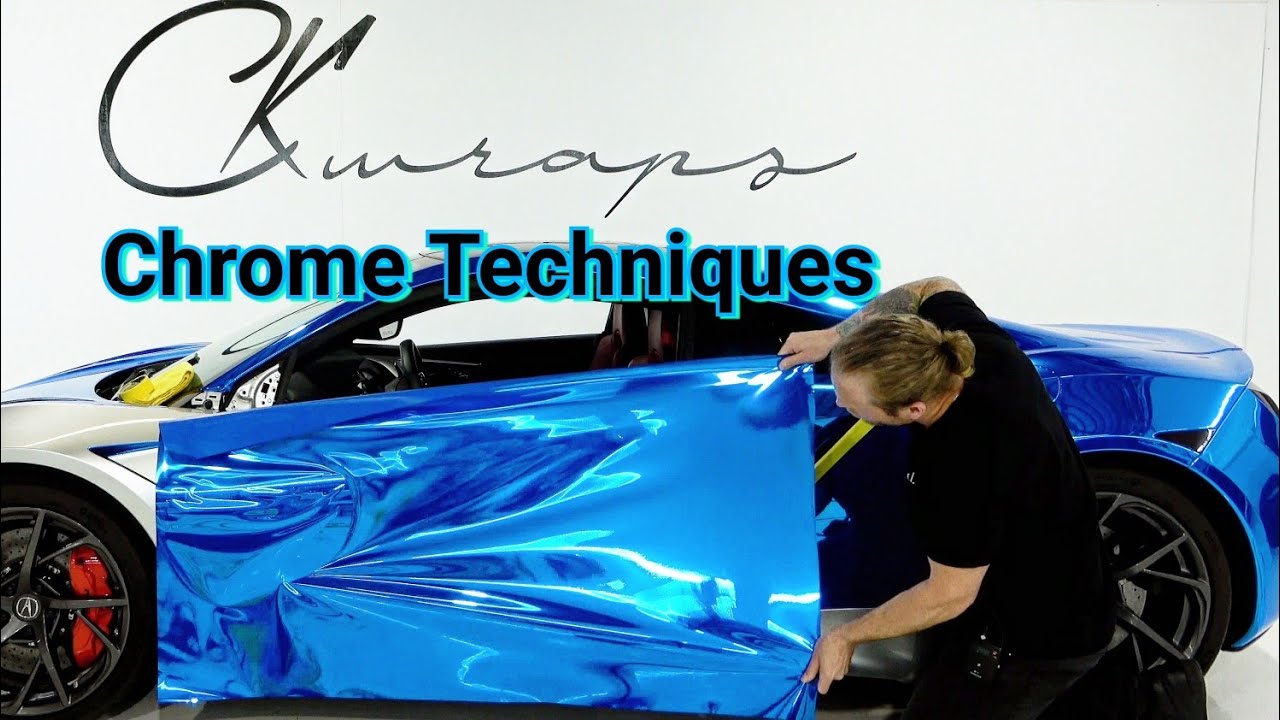 How-To Chrome Vinyl Wrap  With details and corners! 