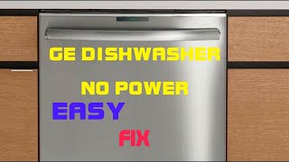 ✨ GE DISHWASHER NO POWER  Easy FIX ✨