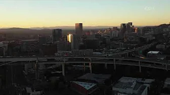 Autumn sunrise in Portland, Oregon Oct. 7, 2025