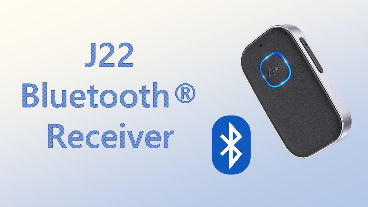 J22 Bluetooth Receiver AUX Wireless Bluetooth 5.0 Car Adapter