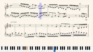 Well-Tempered Clavier - Prelude and Fugue 11 in F major BWV856 / Sheet Music Piano Tutorial