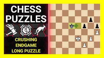 Chess Puzzles to Practice. Themes: Crushing, Endgame, Long puzzle. Learn Chess