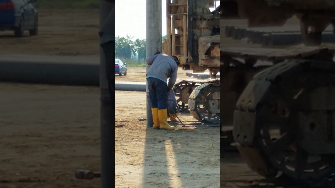 Span pile jointing welders YouTube