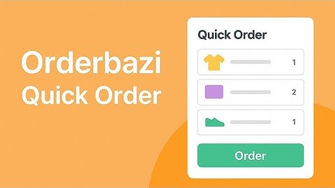 Orderbazi : Quick Order | Promo | Shopify App | SolverCircle