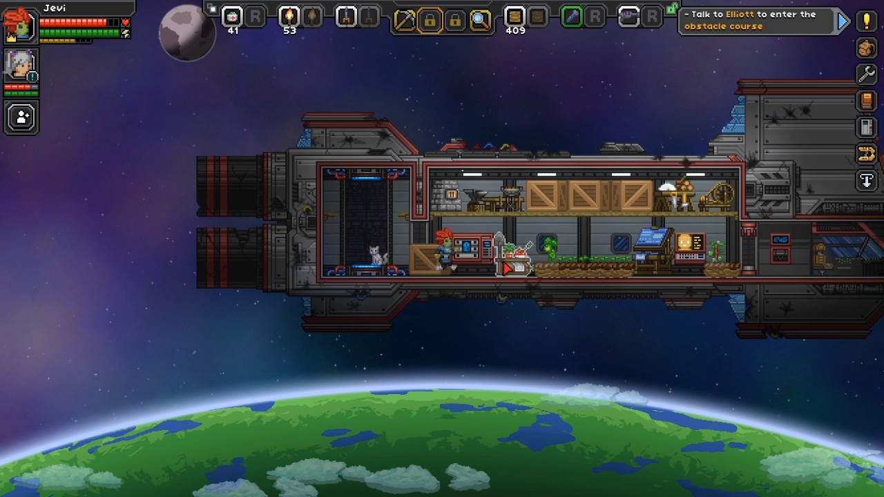 Starbound 16 Der Super Double Jump D YouTube