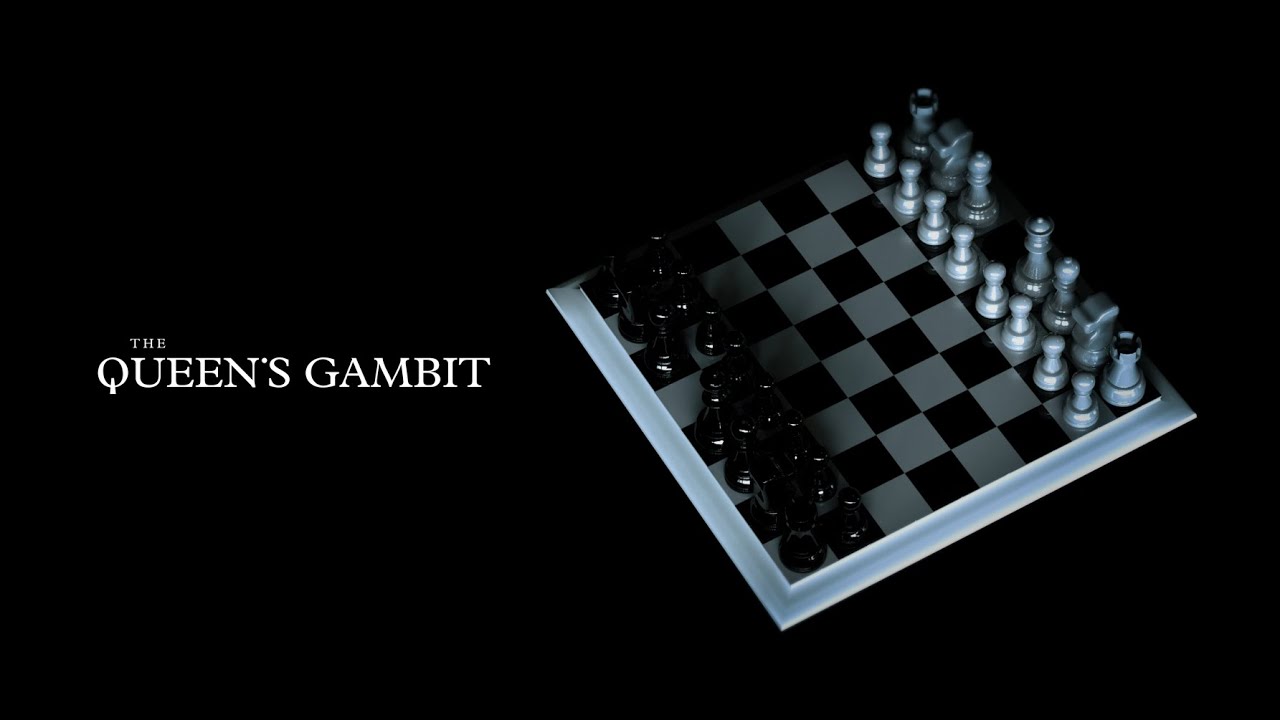 The Queen's Gambit chess opening in sketch style. Chess board starting with  the moves: 1. d4 d5 2. c4. Sketch style. Poster by Lunita Lunera