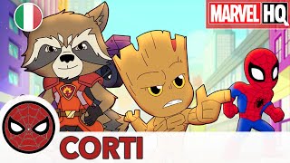 Marvel Superhero Adventures | Spidey, Rocket & Groot vengono ingannati! | Marvel HQ Italia