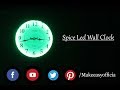 Spice Led Wall Clock | LED Wall Clock | Make Easy