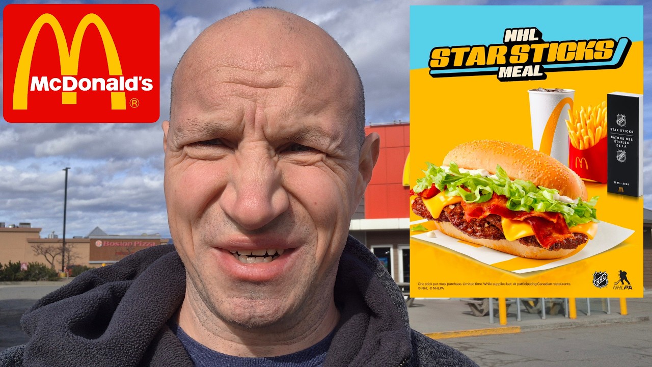 Хоккейный бургер-герой от McDonald's!