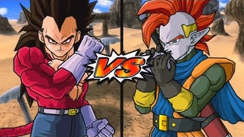 | VEGETA ( SECOND FORM ) SUPER SAIYAN 4 | VS | TAPION | DRAGON BALL Z BUDOKAI TENKAICHI 3 | GAMEPLAY