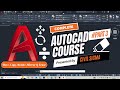 AutoCAD Day 3: Master Offset, Mirror, Move, Rotate & Erase Tools | Modify Tools for Beginners