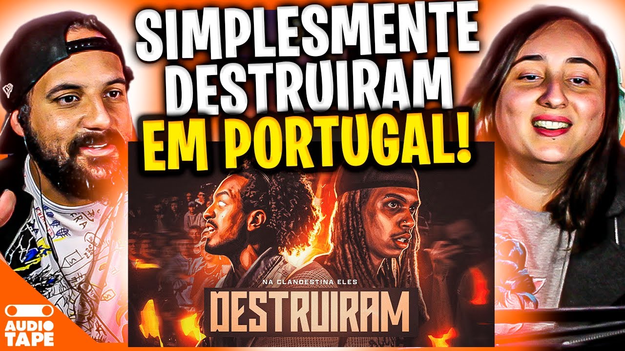 JOTAPÊ e BARRETO AMASSARAM na CLANDESTINA! 🇵🇹 - AUDIO TAPE REACT