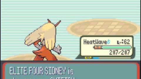Pokemon Ruby: Beating the Elite Four Part 1 - Sidney