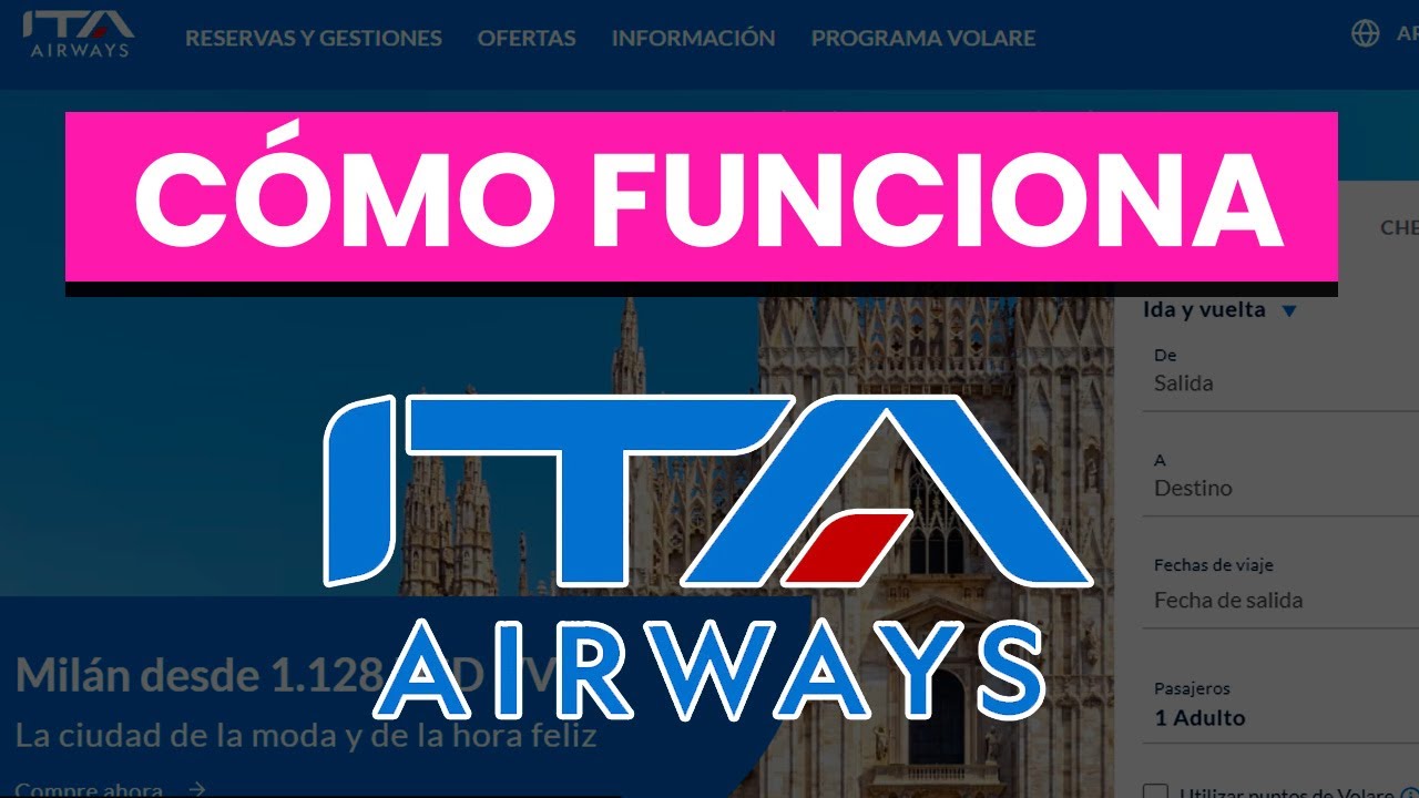🇮🇹 ¿Cómo Funciona ITA Airways en 2025? La Nueva Aerolínea Nacional ...