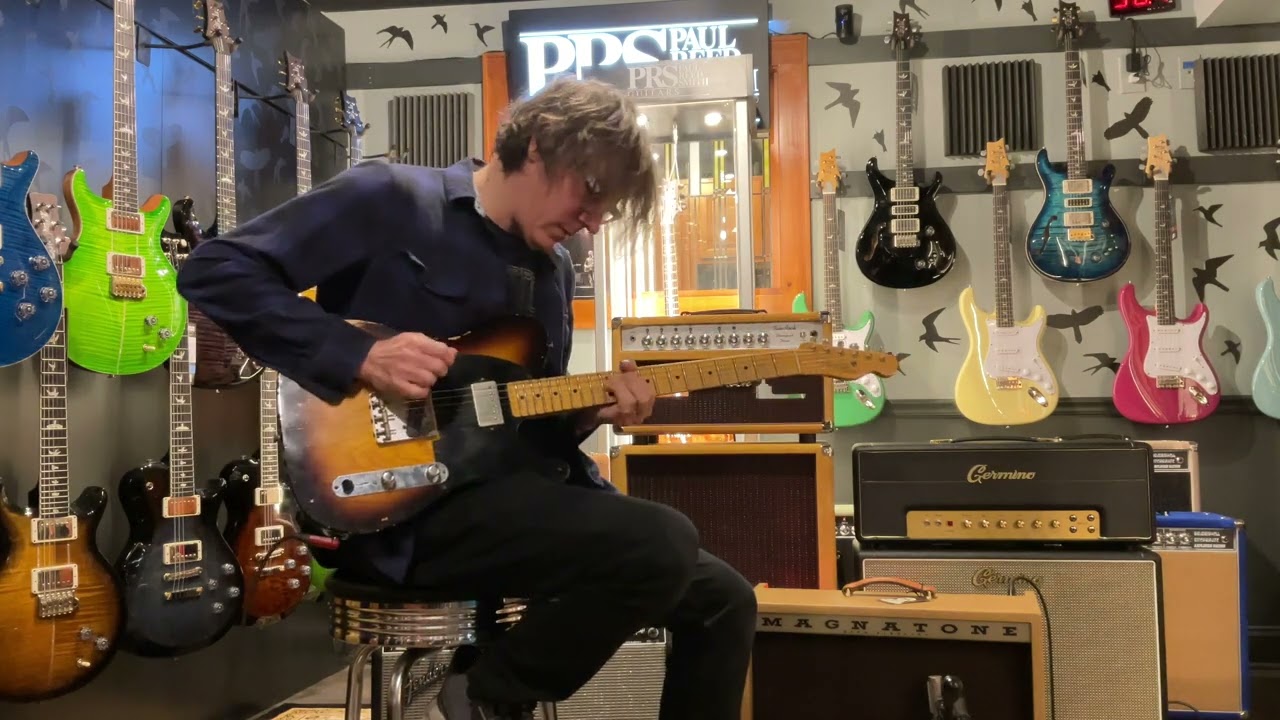 2021 Fender Custom '52 Telecaster Relic Sunburst with Neck Humbucker w/ Magnatone Panoramic Stereo