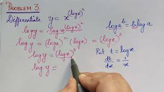 Problem 3 | logarithmic differentiation 