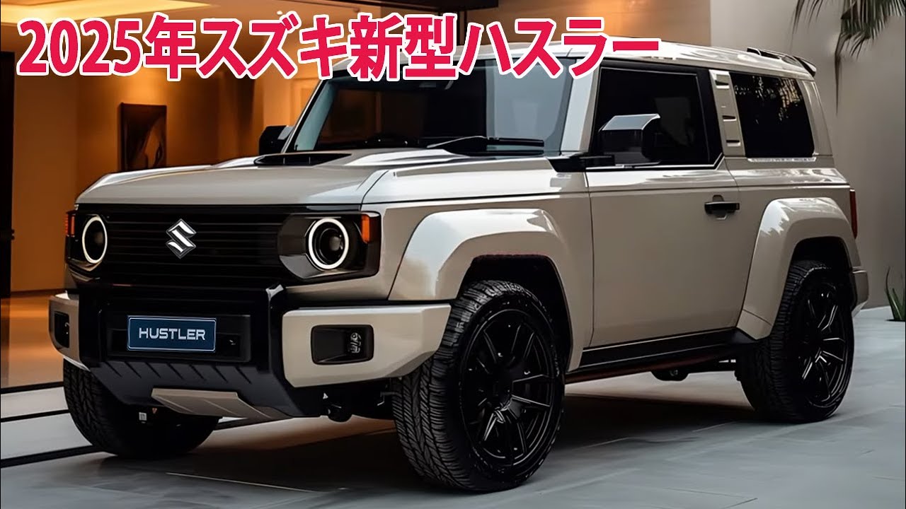 2025年スズキ新型ハスラーフルモデルチェンジ情報漏洩！内外装、パワー 