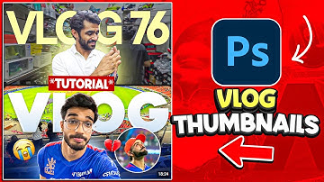 MAKE VLOG THUMBNAILS like Snax & Shreeman Legend ! Easy Tutorial