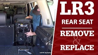 LR3 Rear Seat / Remove and Repalce / Discovery 3 by ZipZapDIY 9,750 views 4 years ago 4 minutes, 3 seconds